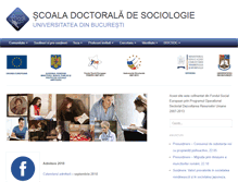 Tablet Screenshot of doctorat-sociologie.ro